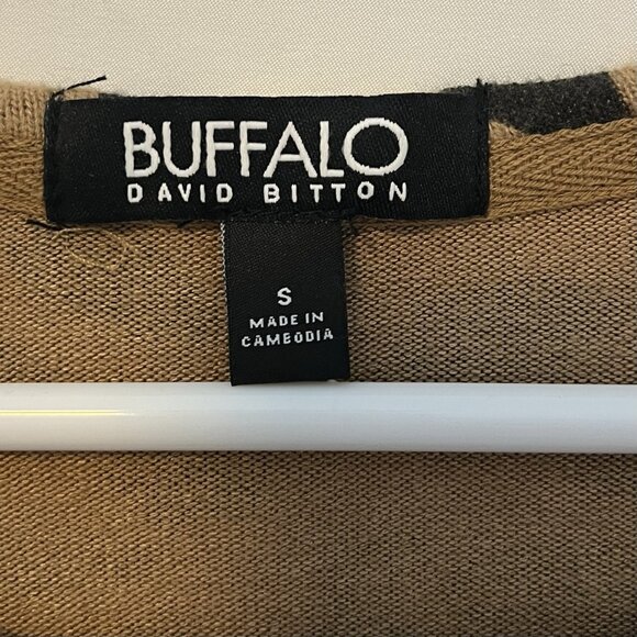 Buffalo David Bitton Women Sweater Leopard Print Soft Viscose Blend Cozy Small - Picture 6 of 10